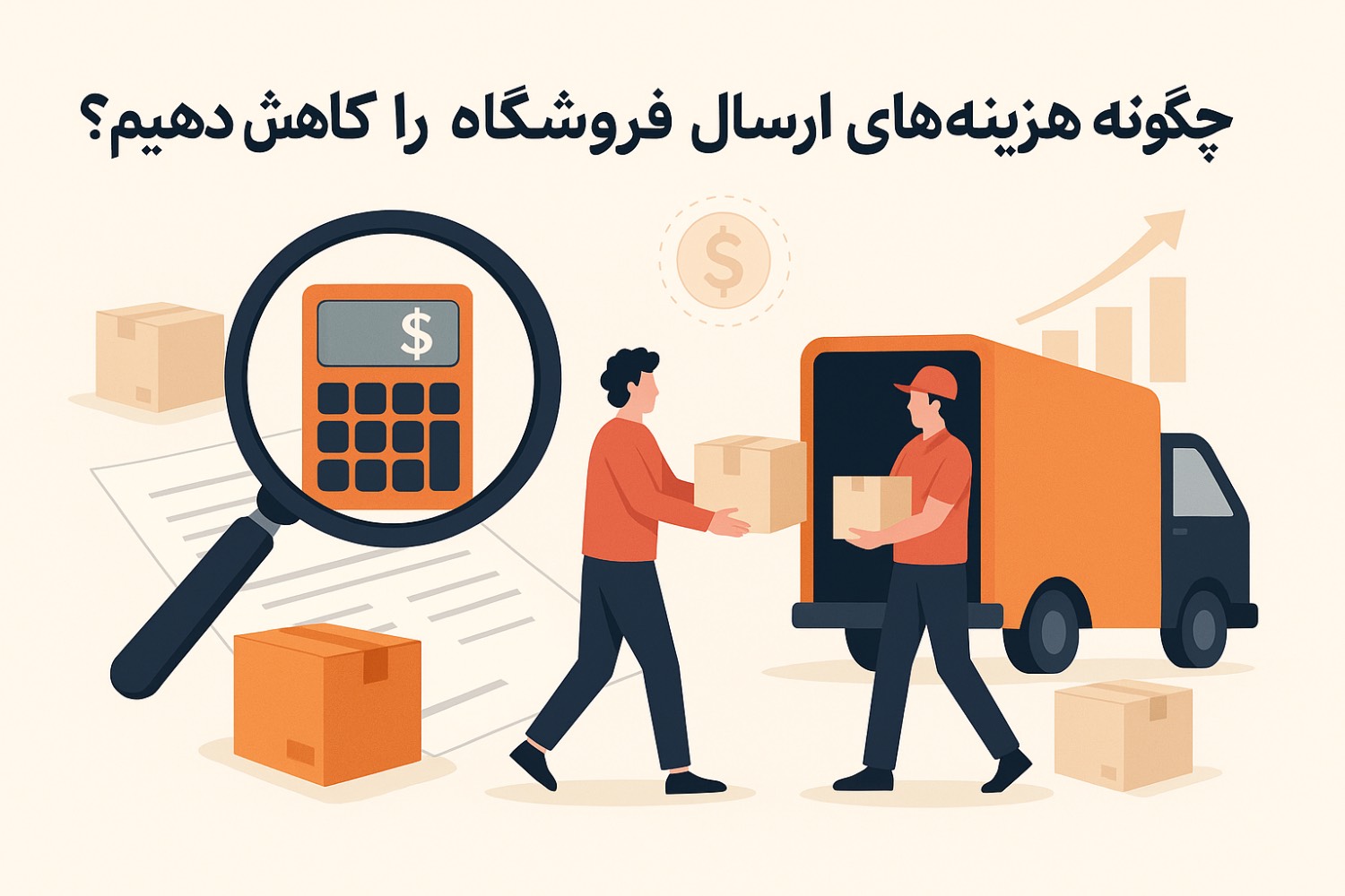چگونه هزینه‌های ارسال فروشگاه را کاهش دهیم؟