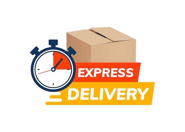 بسته پستی و ساعت عقربه‌ای-fast-delivery
