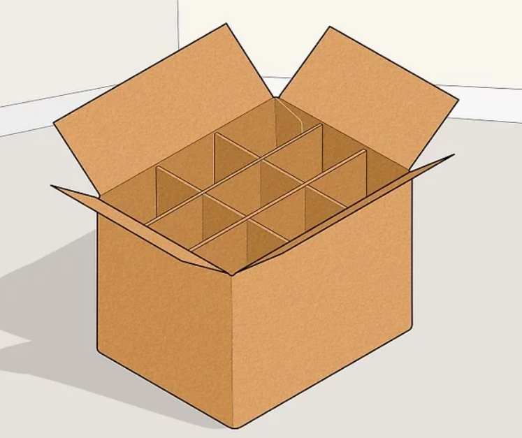 جعبه مقوای با جداکننده-liquid-pack